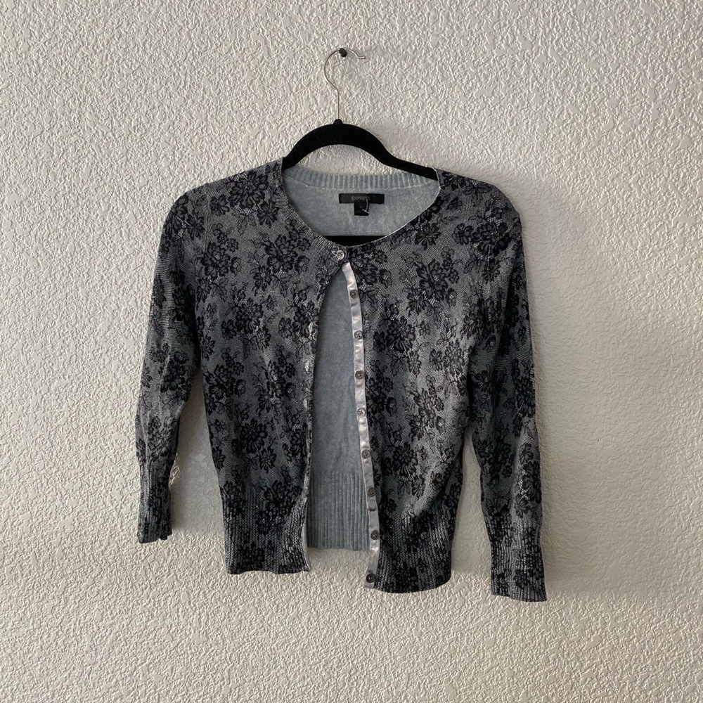 Express lace cardigan